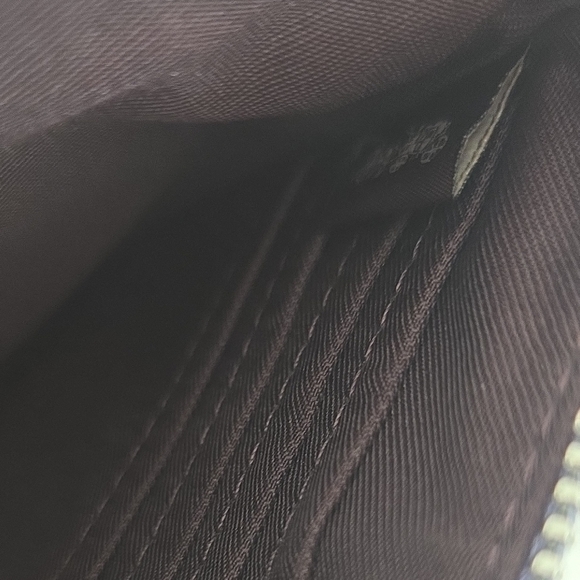 Coach White and Purple Clutch with Signature Monogram - Picture 12 of 16